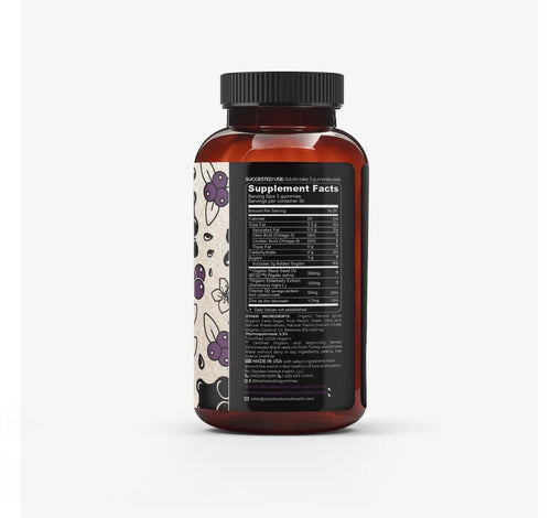 Organic Black Seed Oil and Elderberry Gummies